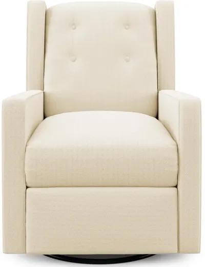 Mariella Baby Relax Cream Swivel Glider Recliner Chair