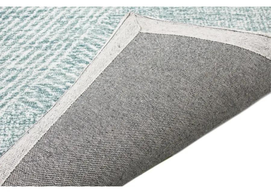 Valencia Nathanial 5 x 8 Abstract Teal Area Rug