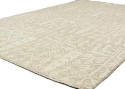 Valencia Novalee 4 x 6 Beige Wool Hand Tufted Area Rug