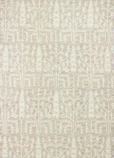 Valencia Novalee 4 x 6 Beige Wool Hand Tufted Area Rug