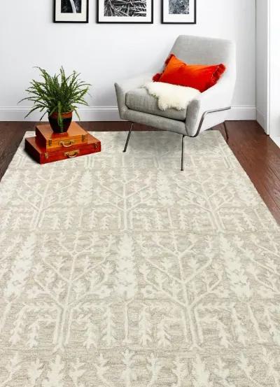 Valencia Novalee 5 x 8 Beige Wool Hand Tufted Area Rug