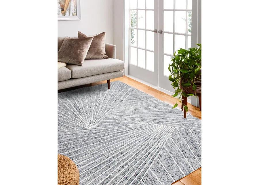 Valencia Neela 4 x 6 Gray Wool Hand Tufted Area Rug