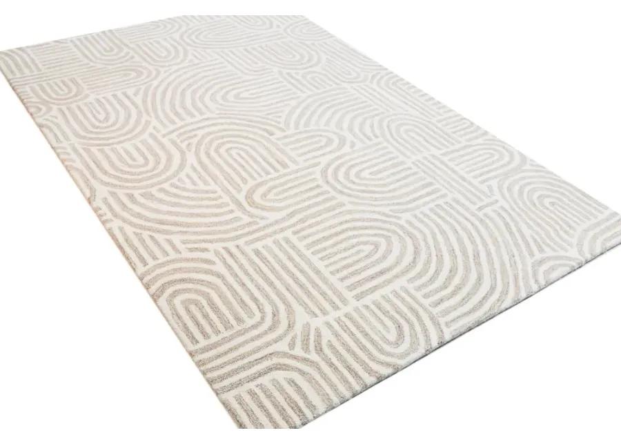 Chelsea Trenton Beige Wool Hand Tufted Runner Rug