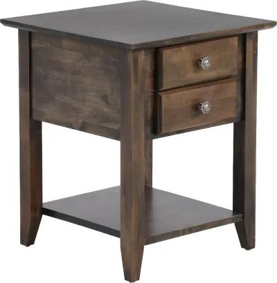 Archbold Dark Brown End Table