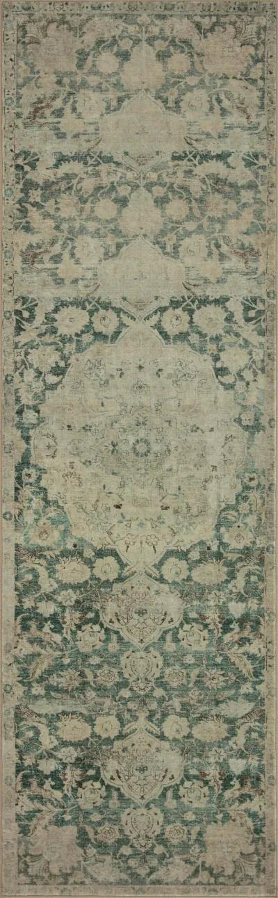 Sinclair 5 x 7 Antique Jade Green Area Rug