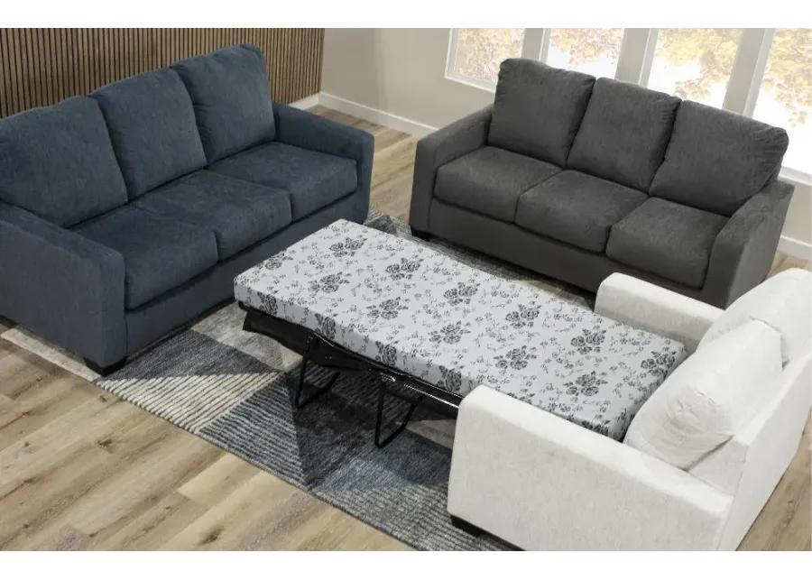 Rannis Pewter Gray Queen Sleeper Sofa