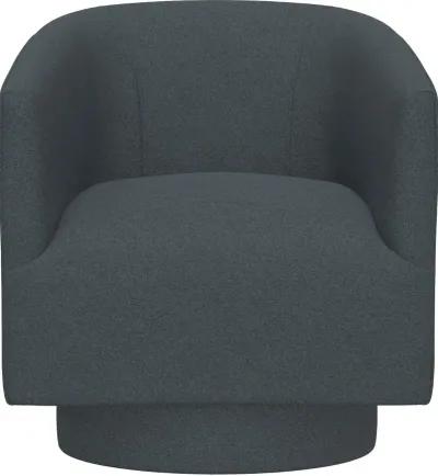 Brylee Blue Swivel Accent Chair