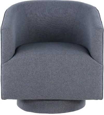 Brylee Blue Swivel Accent Chair