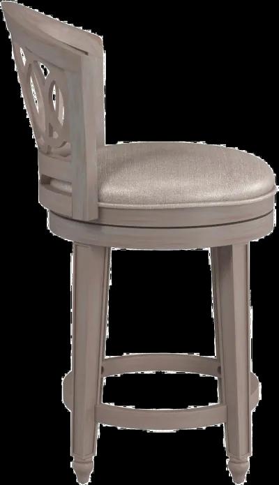 Adelyn Gray Wash Counter Height Swivel Stool