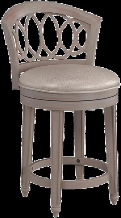 Adelyn Gray Wash Counter Height Swivel Stool