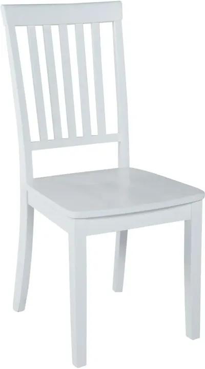 Simplicity White Dining Chair, Set of 2