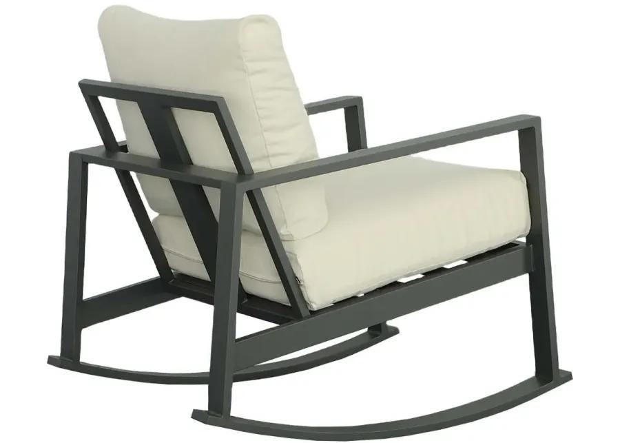 Edgewater Cream Outdoor Rocker