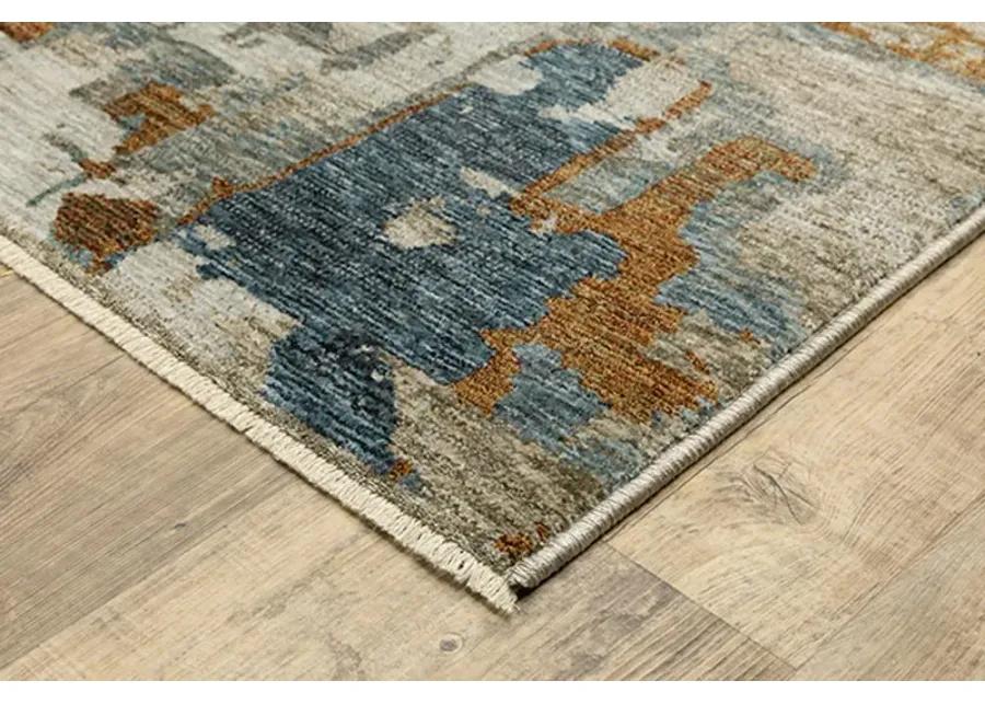 Hayden 8 x 11 Contemporary Beige Multicolor Area Rug