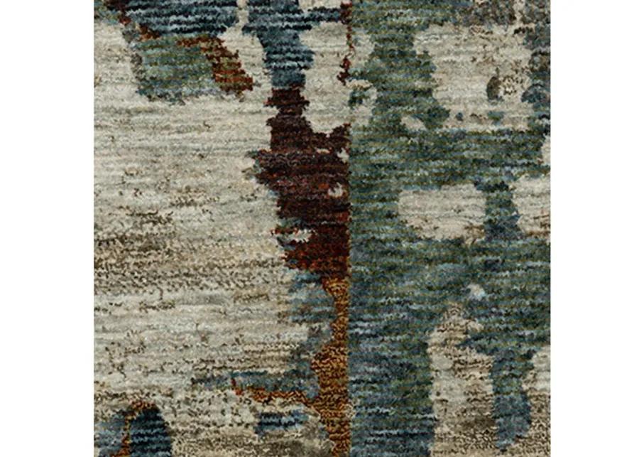 Hayden 8 x 11 Contemporary Beige Multicolor Area Rug