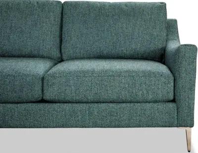 Design Lab Mostny Teal 3 Piece Sectional