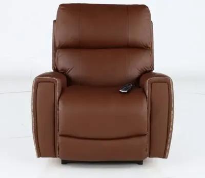 Apollo Caramel Power Rocker Recliner with Massage & Heat