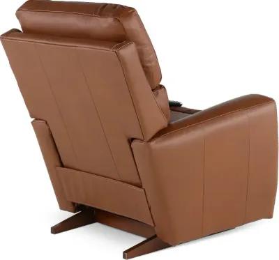 Apollo Caramel Power Rocker Recliner with Massage & Heat