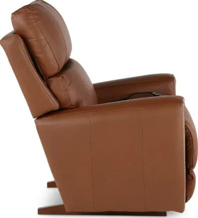 Apollo Caramel Power Rocker Recliner with Massage & Heat