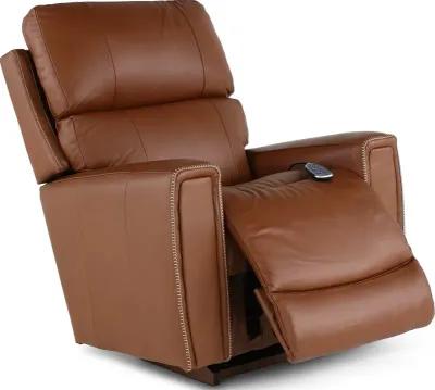 Apollo Caramel Power Rocker Recliner with Massage & Heat