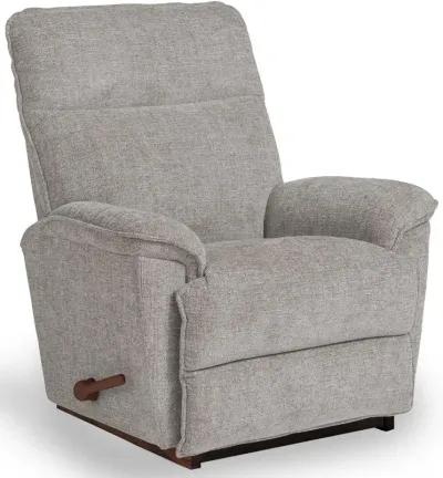 Jay Linen White Rocker Recliner