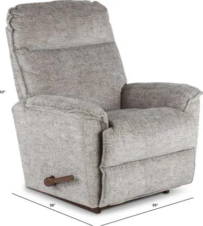 Jay Linen White Rocker Recliner