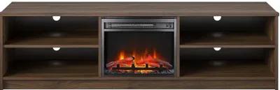 Noble Brown 67" Fireplace TV Stand