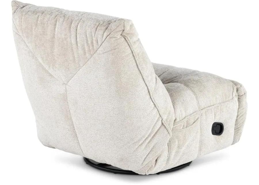 Milan Bisque Swivel Glider Recliner