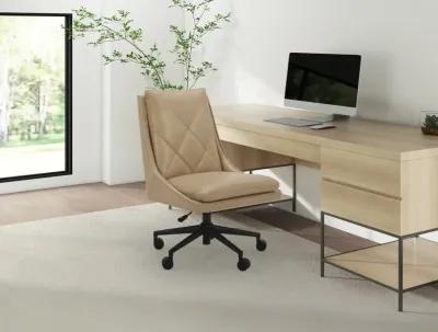 Copley Tan Caster Office Chair