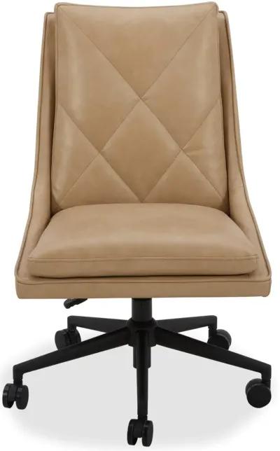 Copley Tan Caster Office Chair