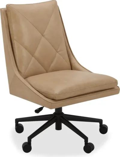 Copley Tan Caster Office Chair