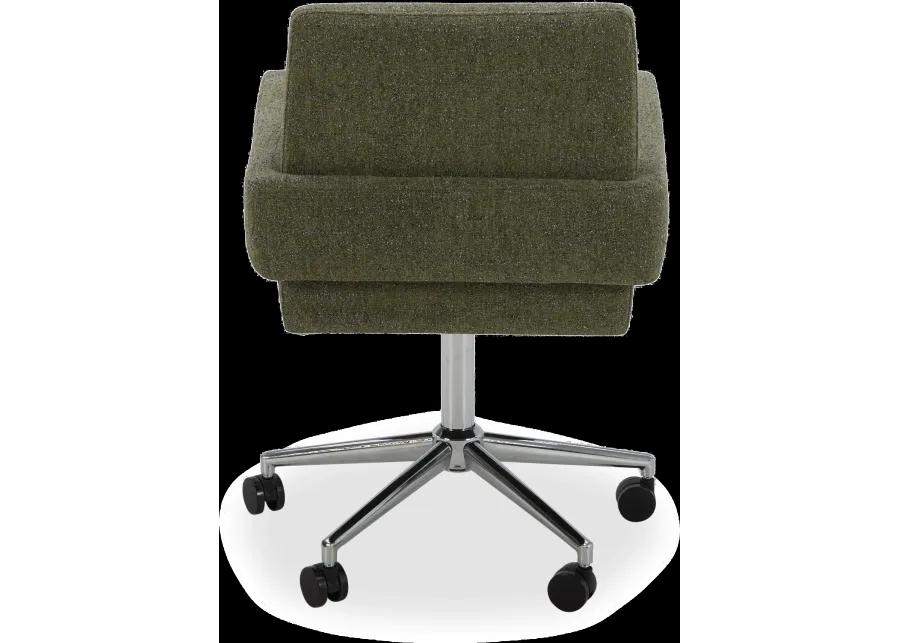 Copley Mellow Forest Green Caster Office Chair