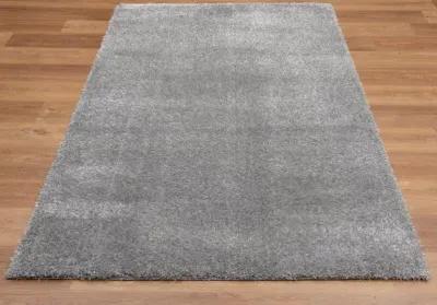 Anakara 5 x 7 Fluffy Gray Area Rug