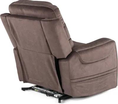 Arula Mink Brown Power Lift Recliner