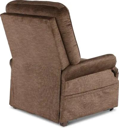 Darby Java Brown Power Lift Recliner