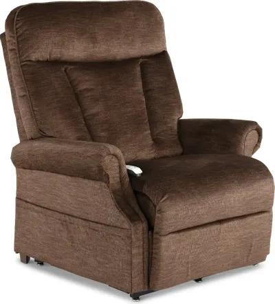 Darby Java Brown Power Lift Recliner