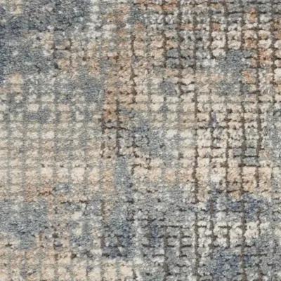 Quarry 9 x 12 Blue and Beige Area Rug