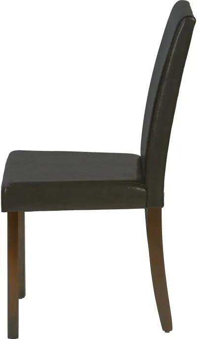 Laina Brown Upholstered Dining Chair, Set of 2