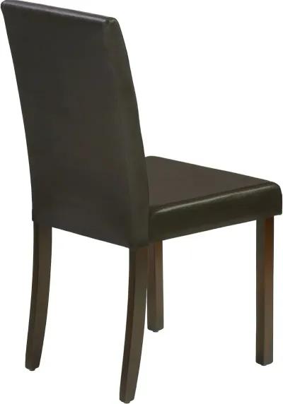 Laina Brown Upholstered Dining Chair, Set of 2