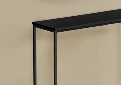 Blaine Gray and Black Narrow Console Table