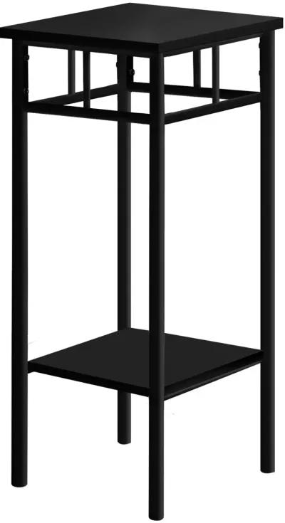 Belle Black Contemporary Accent Table