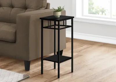 Belle Black Contemporary Accent Table