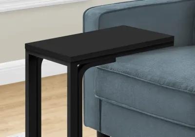 Aria Black Contemporary Accent Table