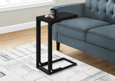 Aria Black Contemporary Accent Table