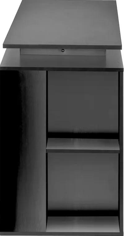 Phineas Black 55-Inch Home Office Desk