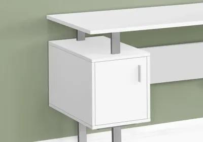 Billie White 48-Inch Modern Office Desk