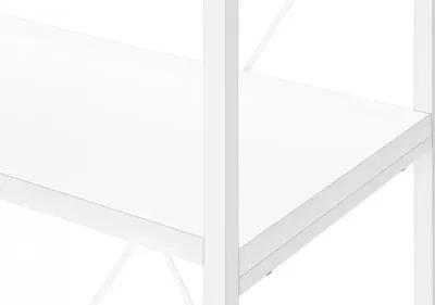 Winston 48-Inch White Modern Bookshelf