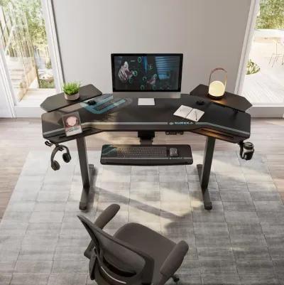 Aero Wing Black Modern Standing Desk