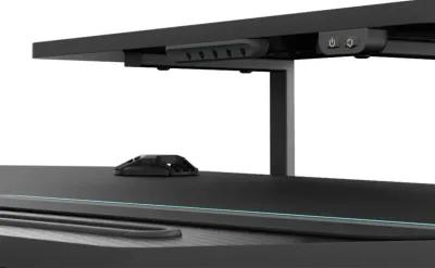 Aero Wing Black Modern Standing Desk