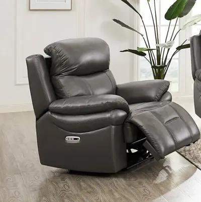 Summerlands Ash Gray Zero Gravity Power Recliner