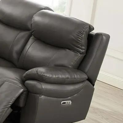 Summerlands Ash Gray Zero Gravity Power Reclining Sofa